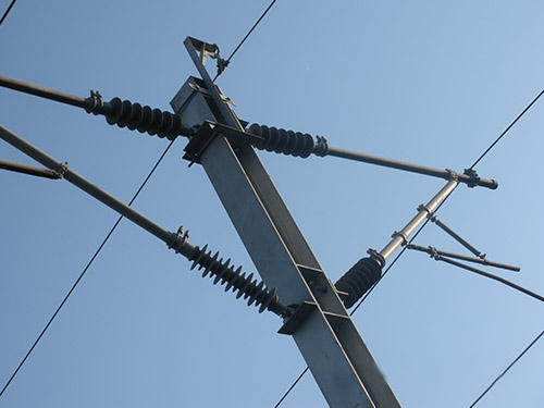Composite insulators for overhead contact system